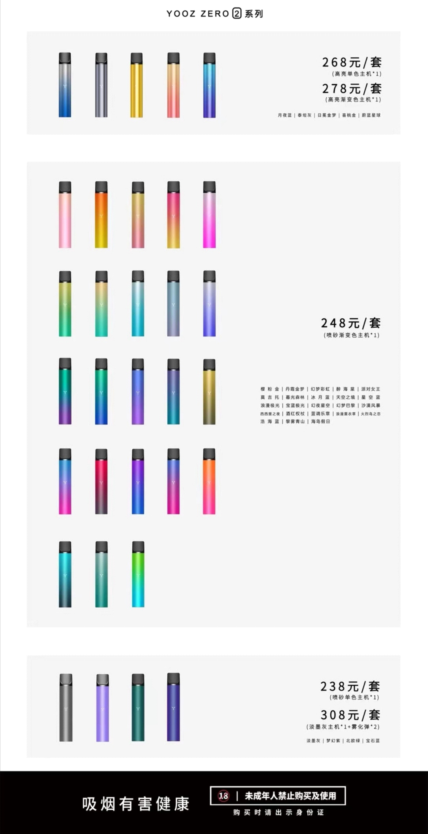 yooz柚子二代,relx悦刻一代,绿萝二代产品测评